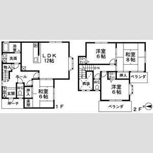 4LDK 間取り図