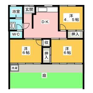 3DK 間取り図