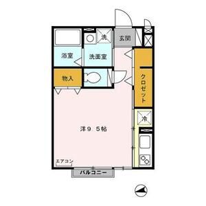 ワンルーム 間取り図