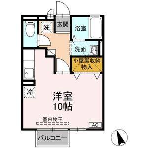 ワンルーム 間取り図