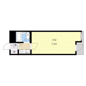 ワンルーム 間取り図