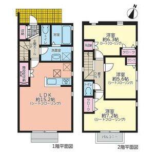 3LDK 間取り図