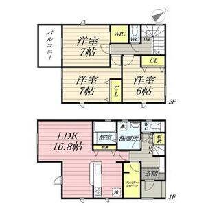 3LDK 間取り図
