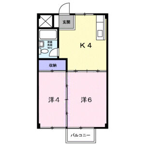 2K 間取り図