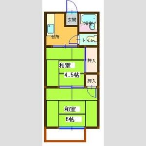 2K 間取り図