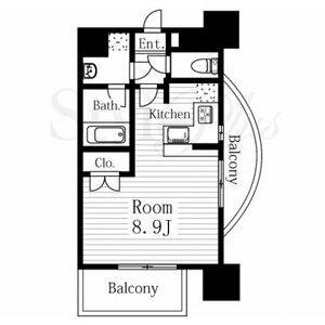 ワンルーム 間取り図