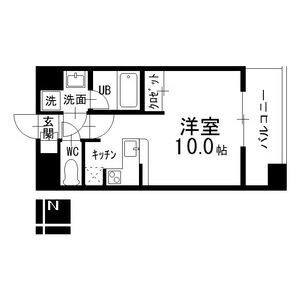 ワンルーム 間取り図