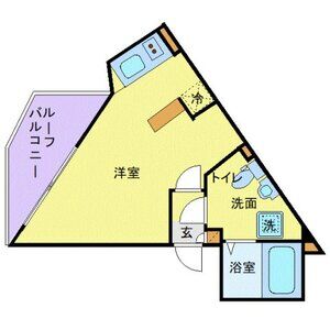 ワンルーム 間取り図