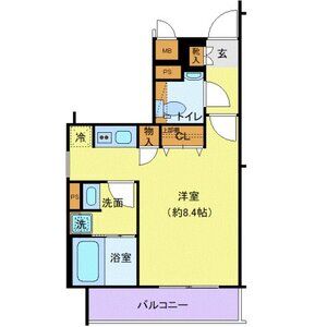 ワンルーム 間取り図