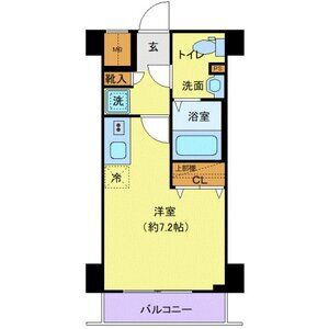 ワンルーム 間取り図