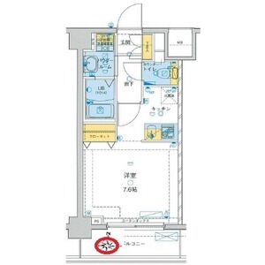 ワンルーム 間取り図
