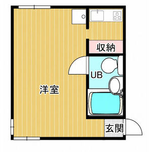 ワンルーム 間取り図