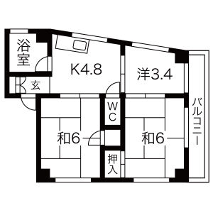 3K 間取り図