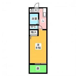 ワンルーム 間取り図