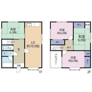 4LDK 間取り図