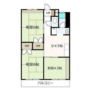3DK 間取り図