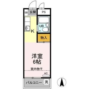 ワンルーム 間取り図