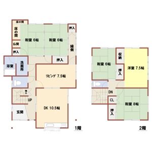 5LDK 間取り図