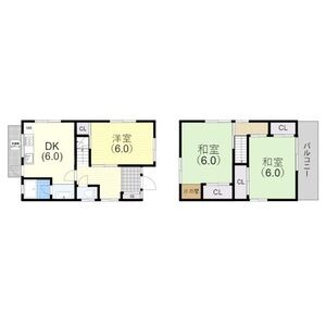 3DK 間取り図