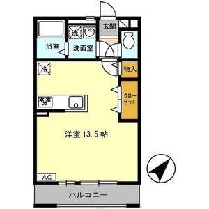 ワンルーム 間取り図