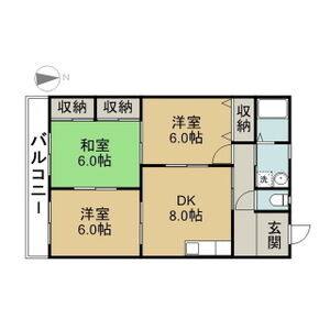 3LDK 間取り図