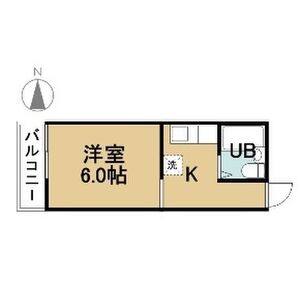 ワンルーム 間取り図