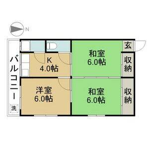 2K 間取り図