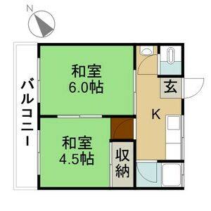 2K 間取り図