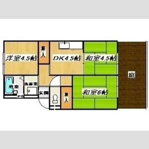 3DK 間取り図