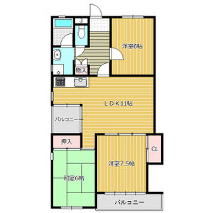 3LDK 間取り図