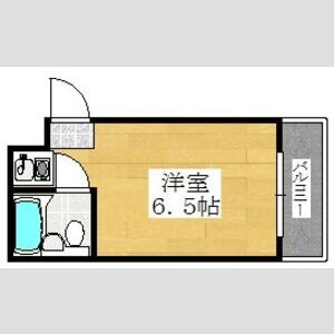 ワンルーム 間取り図