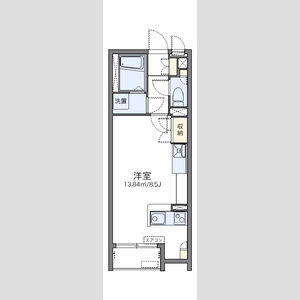 ワンルーム 間取り図