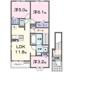 3LDK 間取り図