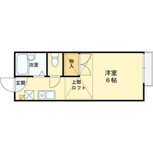 ワンルーム 間取り図