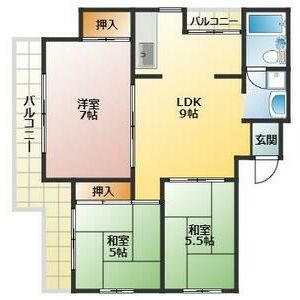 3LDK 間取り図