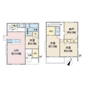 4LDK 間取り図