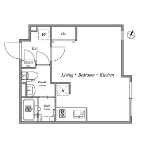 ワンルーム 間取り図