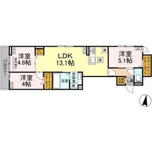 3LDK 間取り図