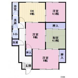 4DK 間取り図