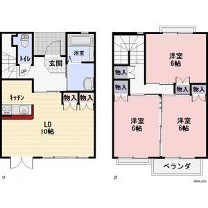 3LDK 間取り図