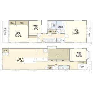 4LDK 間取り図