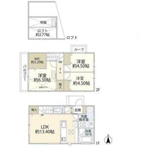 3LDK 間取り図