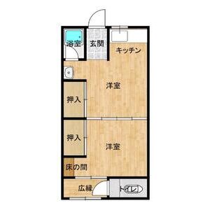 2K 間取り図