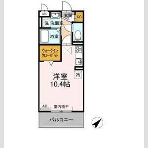 ワンルーム 間取り図