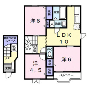 3LDK 間取り図