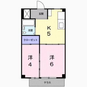 2K 間取り図