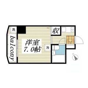 ワンルーム 間取り図