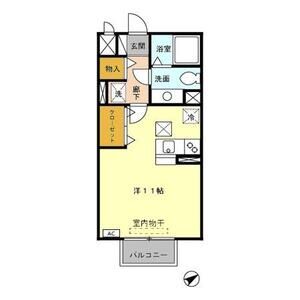 ワンルーム 間取り図