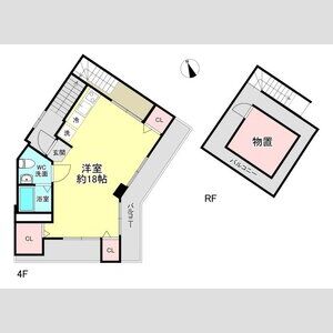 ワンルーム 間取り図
