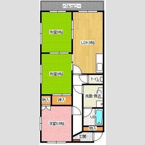 3LDK 間取り図